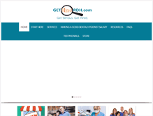 Tablet Screenshot of gethiredrdh.com
